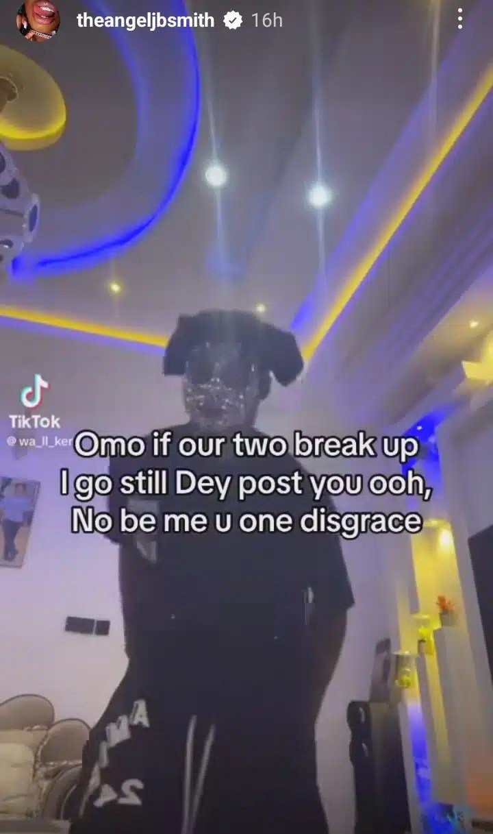 “I will still post you even if we break up, you can’t disgrace me” – Angel Smith tells Soma Daily Report Nigeria “I will still post you even if we break up, you can’t disgrace me” – Angel Smith tells Soma | Daily Report Nigeria