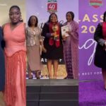 Bisola Aiyeola daughter graduates from Secondary school