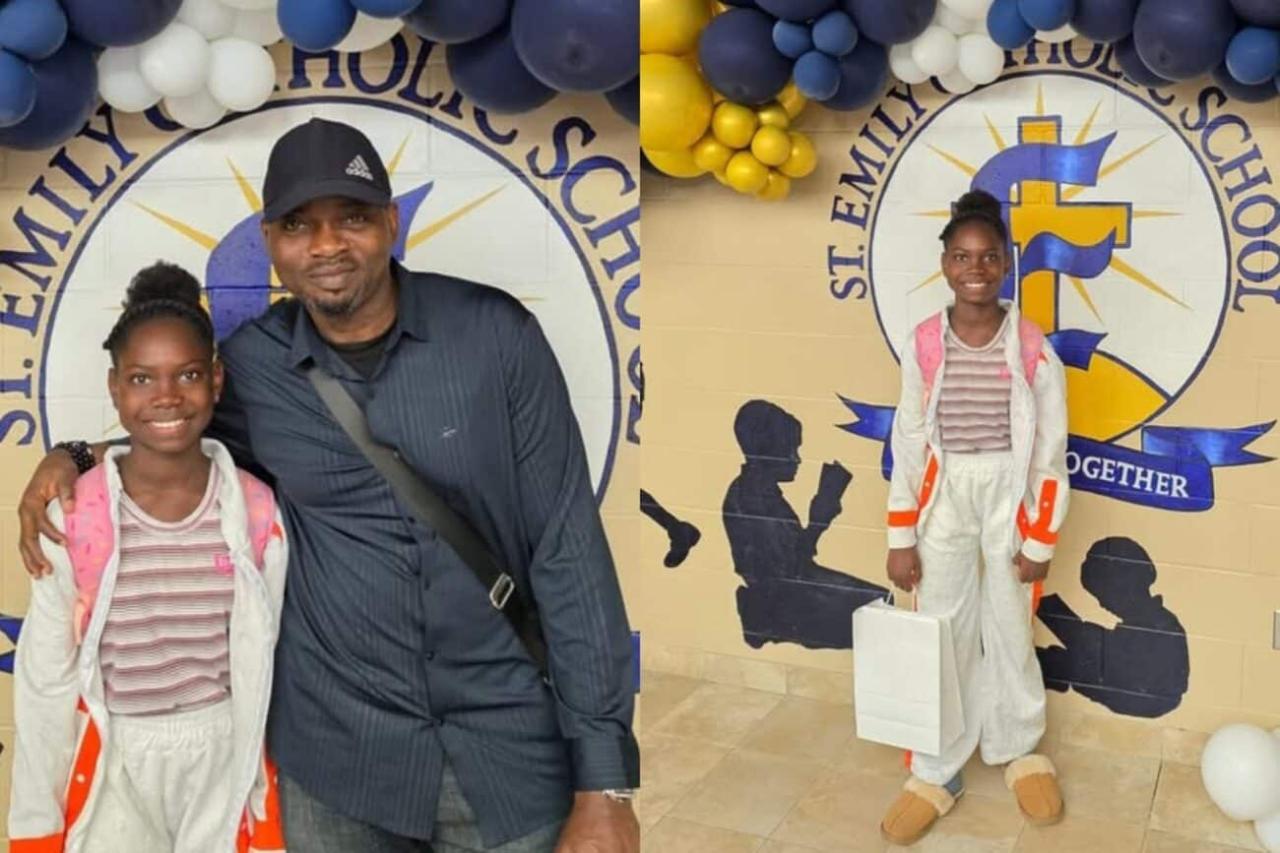 Adekola Tijani daughter graduates from grade six