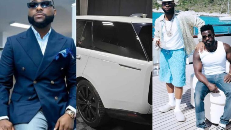 Davido gifts Lati a Range Rover