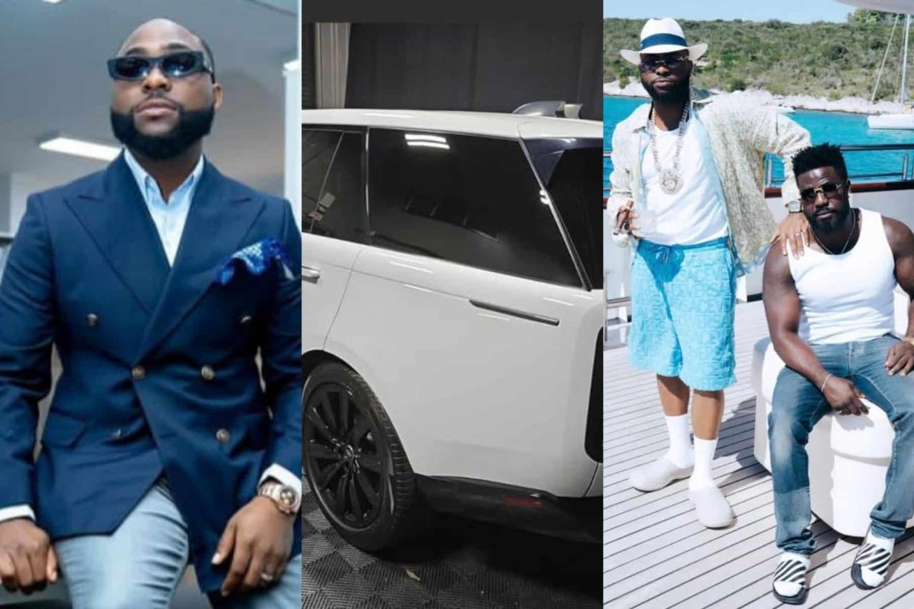 Davido gifts Lati a Range Rover