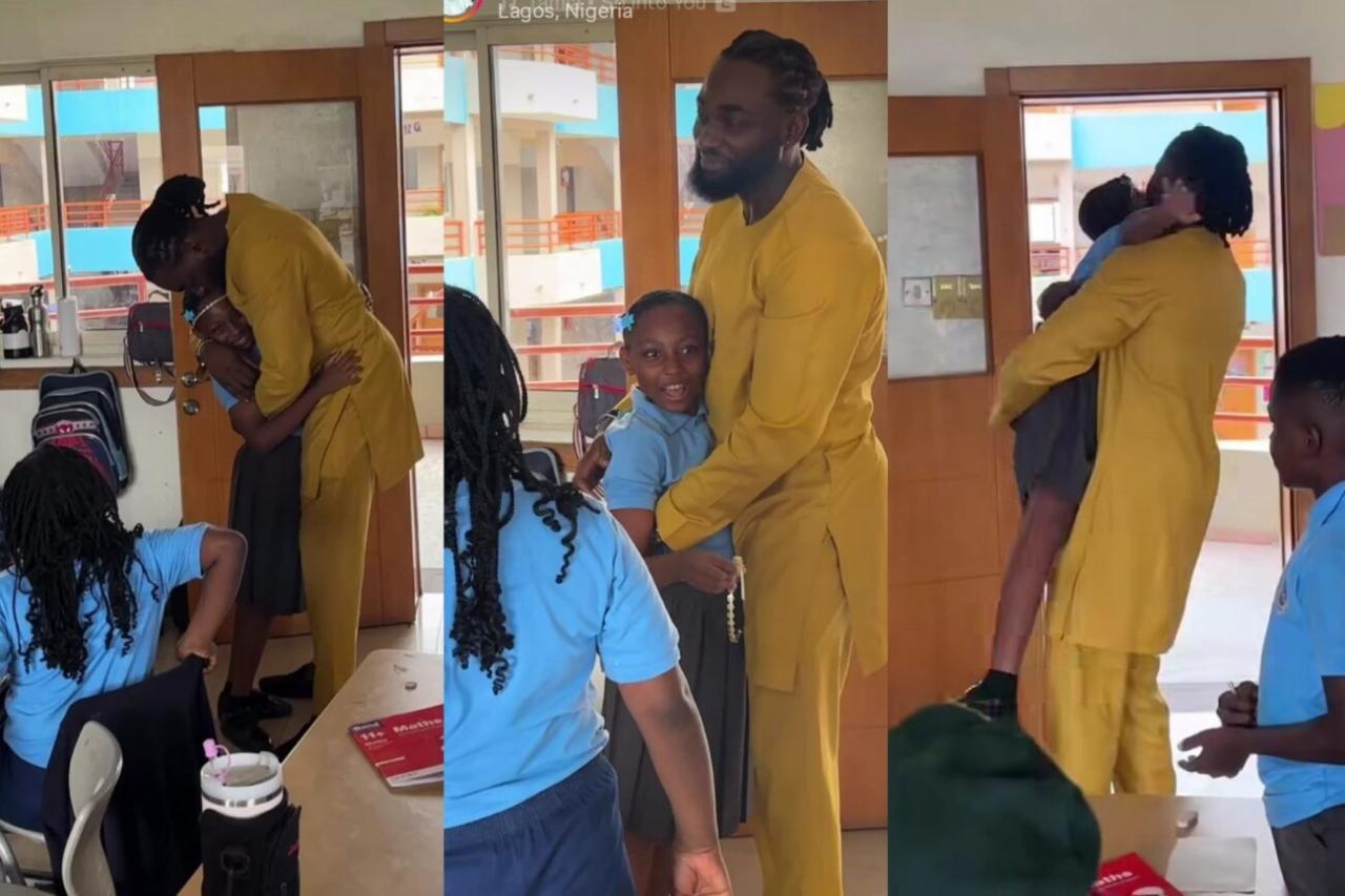 Gbenro Ajibade surprises daughter for 9th birthday