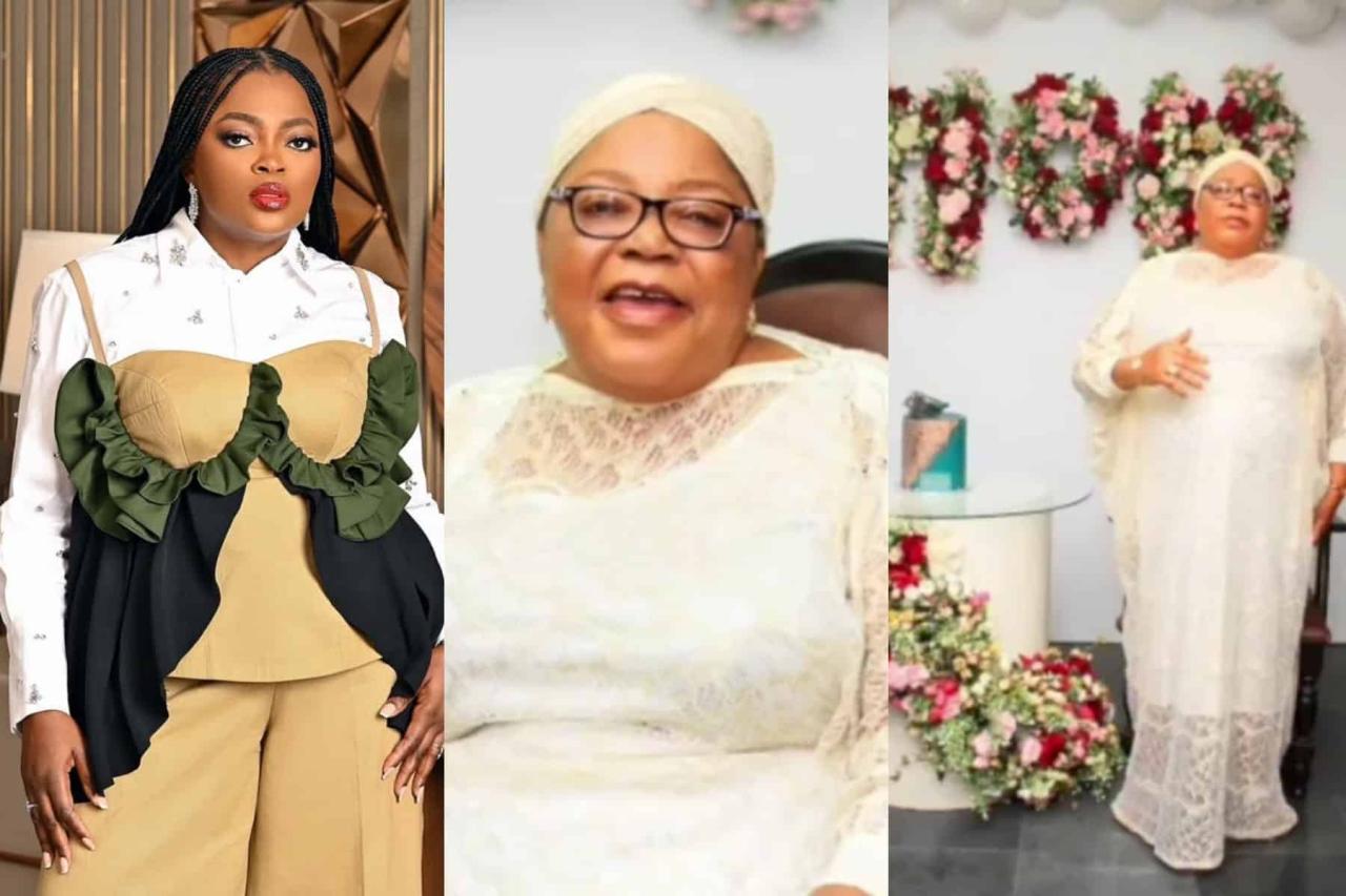 Funke Akindele celebrates mother's posthumous birthday