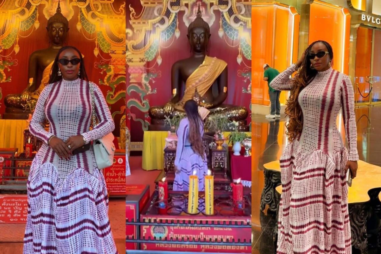 Ini Edo visits Buddha Temple