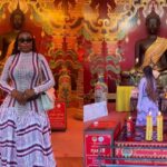 Ini Edo visits Buddha Temple