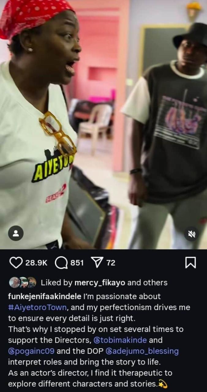Funke Akindele says perfectionism drives her