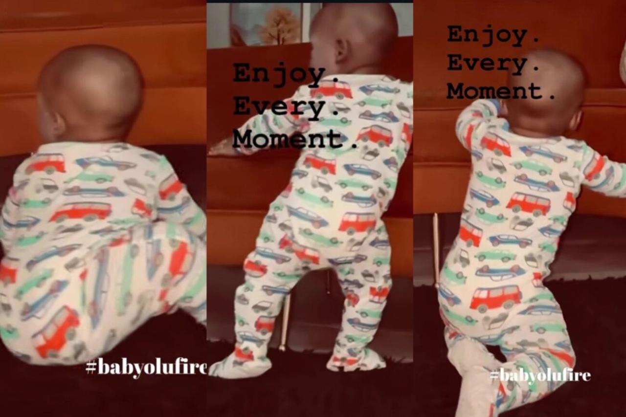 Dayo Amusa celebrates son as he turns 7 months