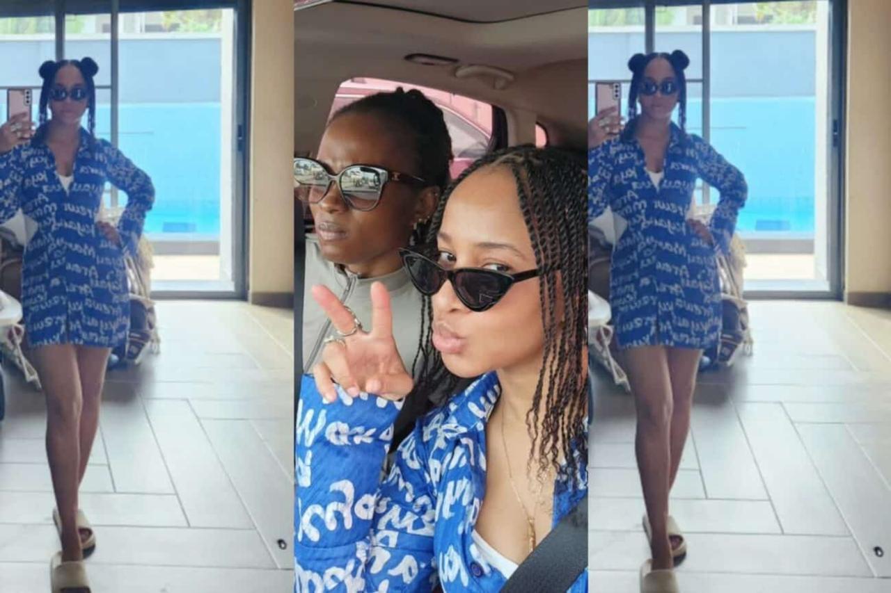 Adesua Etomi brags about raising babies and still being a baby girl
