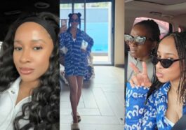Adesua Etomi brags about raising babies and still being a baby girl