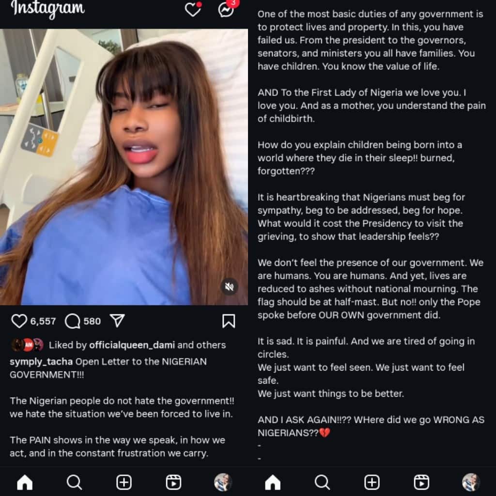 Tacha writes letter to the government