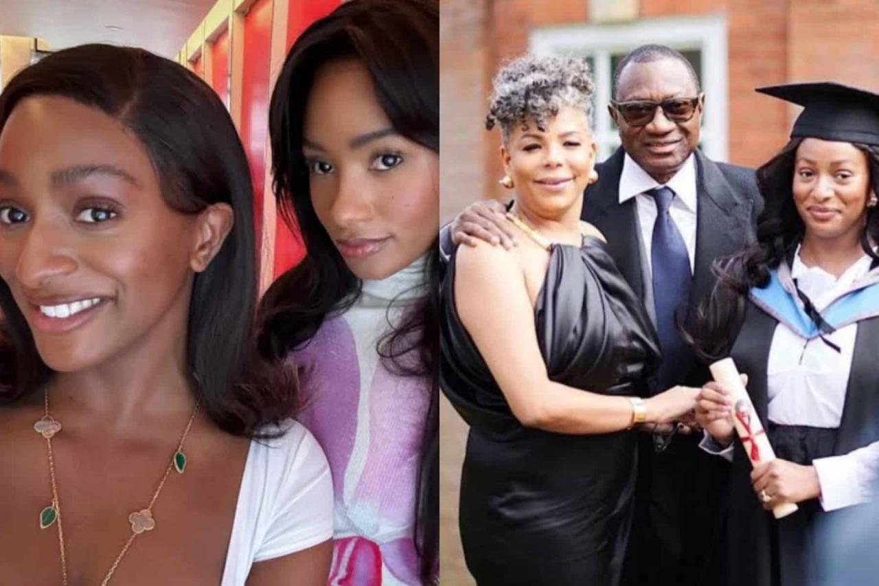 DJ Cuppy hails parents over her and Temi's beauty