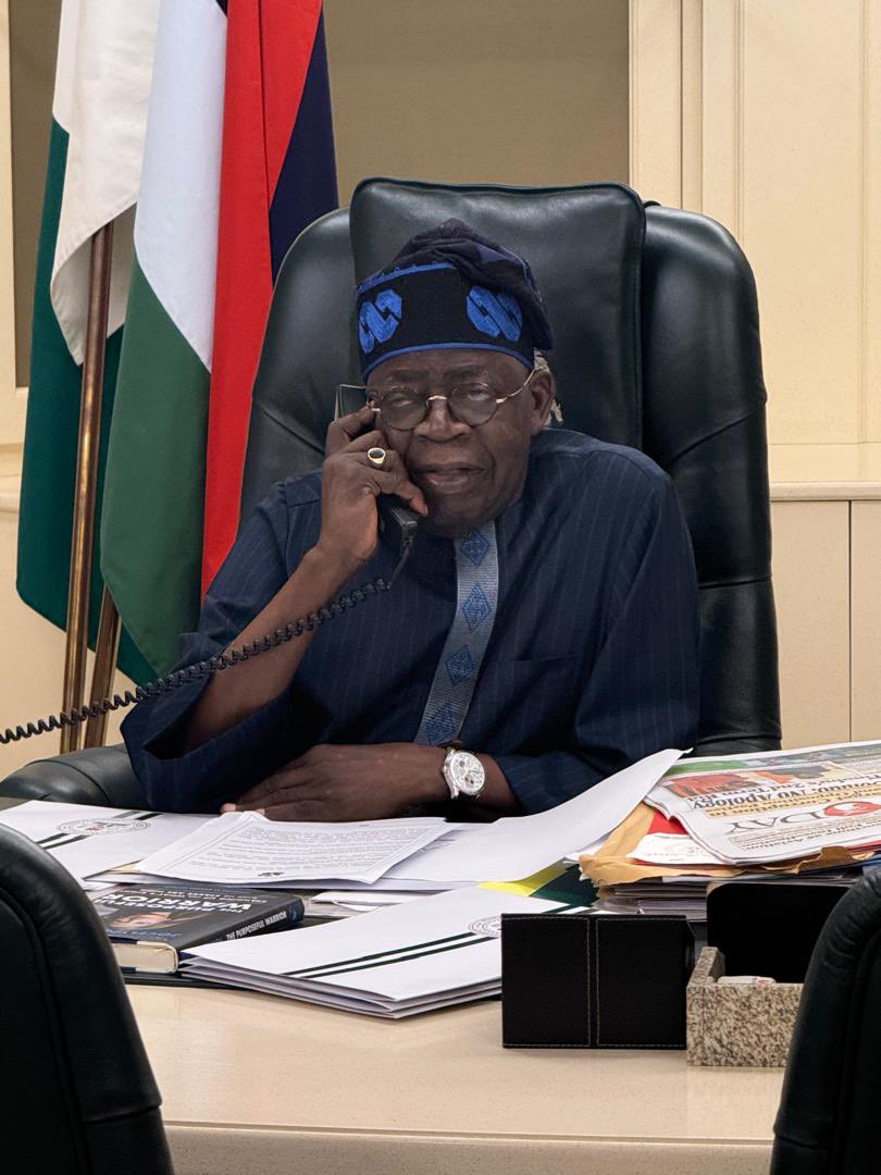 Bola Tinubu phone call
