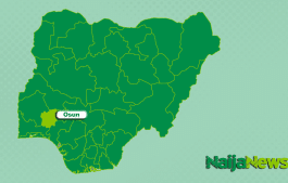 Map of Osun State, Nigeria