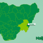 Map of Taraba State, Nigeria