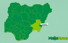 Map of Taraba State, Nigeria