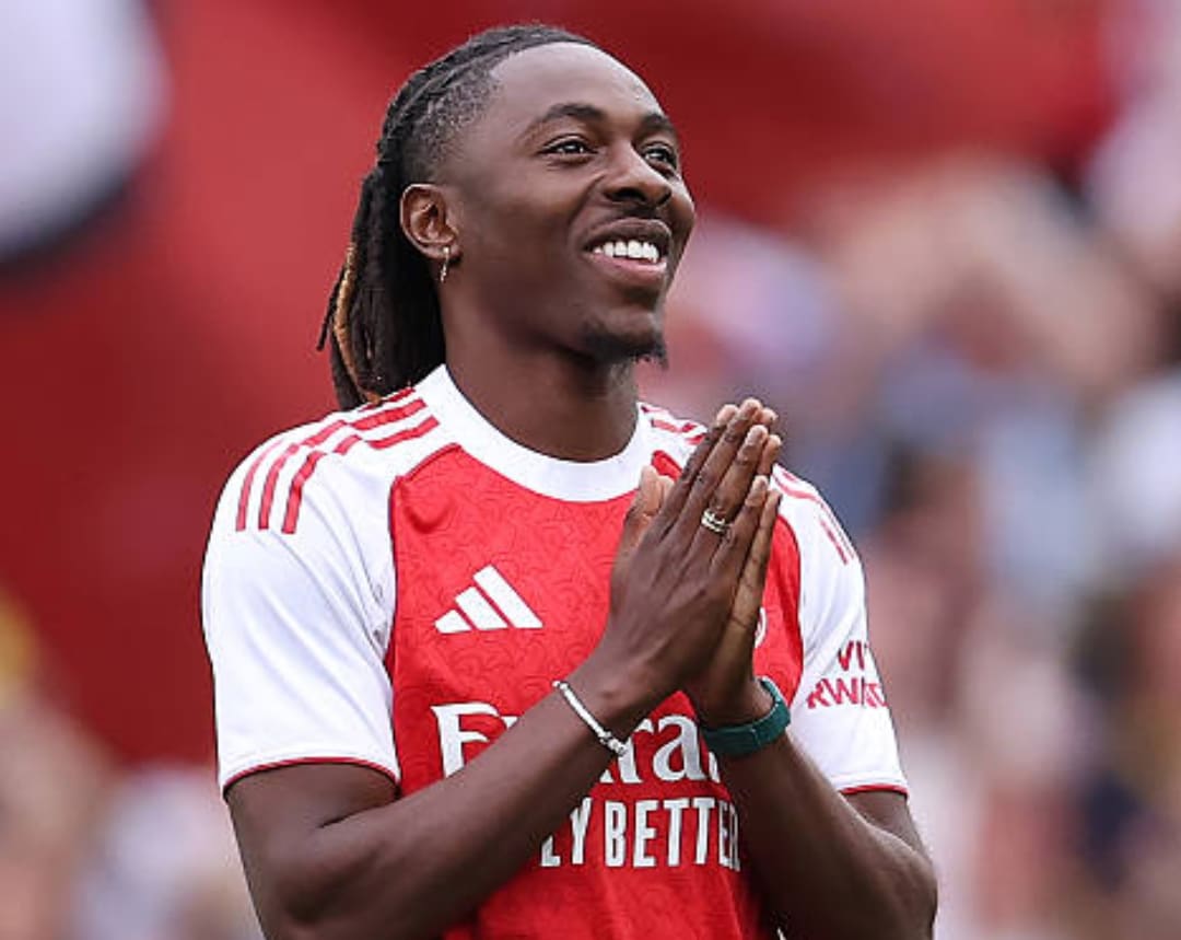 Arsenal have announced the signing of England forward Eberechi Eze from Crystal Palace in a deal worth £60 million, including £8 million in add-ons.
