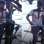 Man climbs electric pole and cuts power to entire village after girlfriend doesn