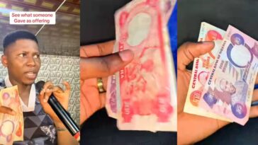 'Is the money not for God'? - Pastor fumes after receiving old ₦10 and ₦5 in offering