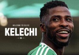 Celtic have announced the signing of Nigerian striker Kelechi Iheanacho on a one-year deal, reuniting him with Brendan Rodgers
