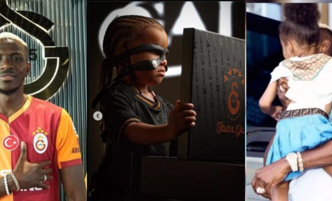 Victor Osimhen Shares Emotional Birthday Message For Daughter