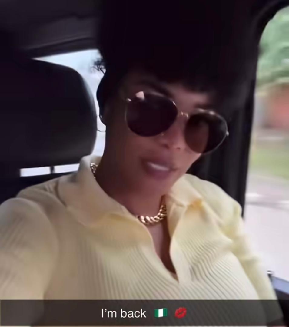 “I’m back” – Iyabo Ojo announces her arrival from Tanzania “I’m back” – Iyabo Ojo announces her arrival from Tanzania