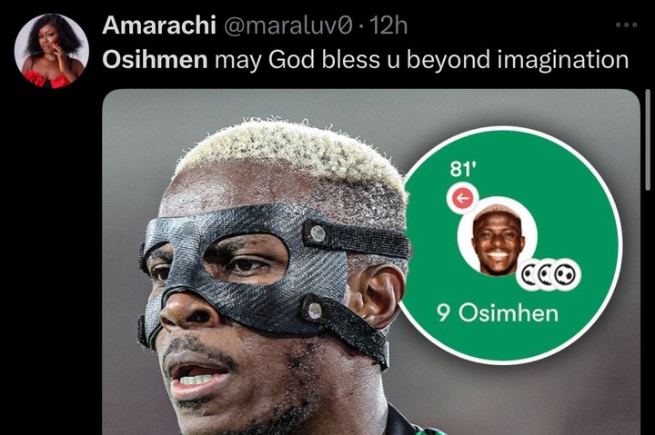 Fans Across Nigeria Pray for Victor Osimhen After Stellar Hat-Trick Display Fans Across Nigeria Pray for Victor Osimhen After Stellar Hat-Trick Display