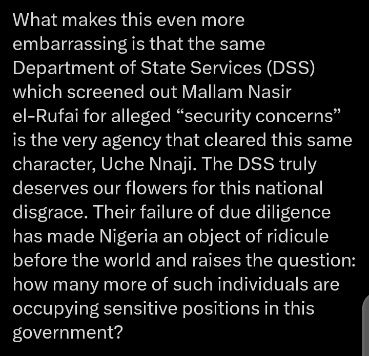 What Makes This More Embarrassing Is That Same DSS Which Screened Out El-Rufai Cleared Nnaji- Atiku Reveals