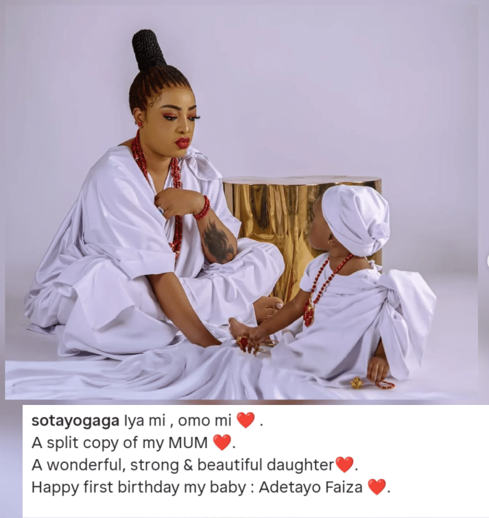 Actress Sotayagaga melts hearts as she celebrates daughter’s 1st birthday