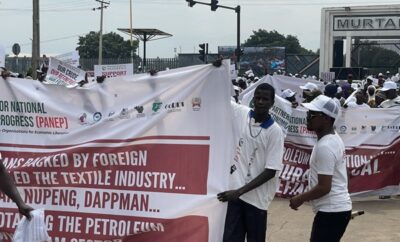Protesters shut down Kaduna in favour of Dangote refinery
